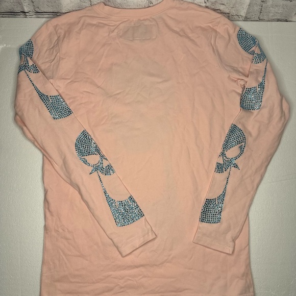 Slumpy Kev Adventures Billy & Mandy Rhinestones Grim Face L Long Sleeve Unisex - Picture 3 of 12